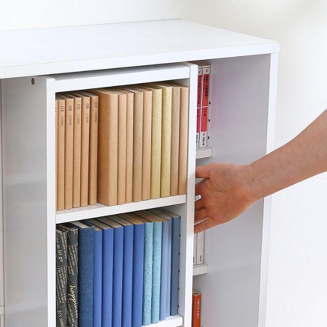 本棚 書棚 幅89cm ラック スライド式本棚 スライドラック ダブル 本棚 書棚 幅89cm ラック スライド式本棚 スライドラック ダブル