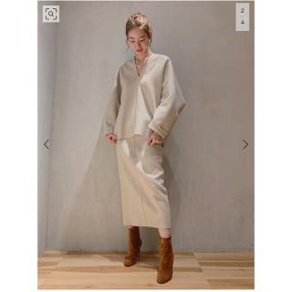 プラージュ(Plage)の美品◇plage プラージュ　【R’IAM】シルエット ブラウス&スカートセット(シャツ/ブラウス(長袖/七分))