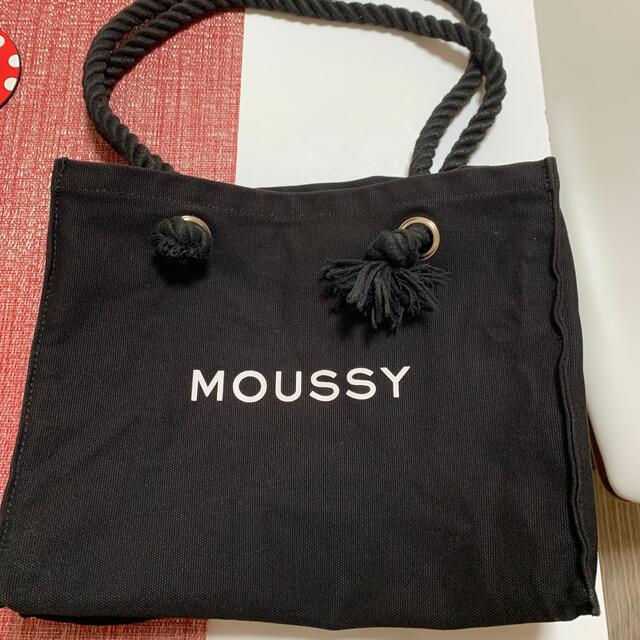 AZUL by moussy(アズールバイマウジー)のmoussy SOUVENIR ショッパー　ブラック　『ぴっ♡様専用』 レディースのバッグ(ハンドバッグ)の商品写真