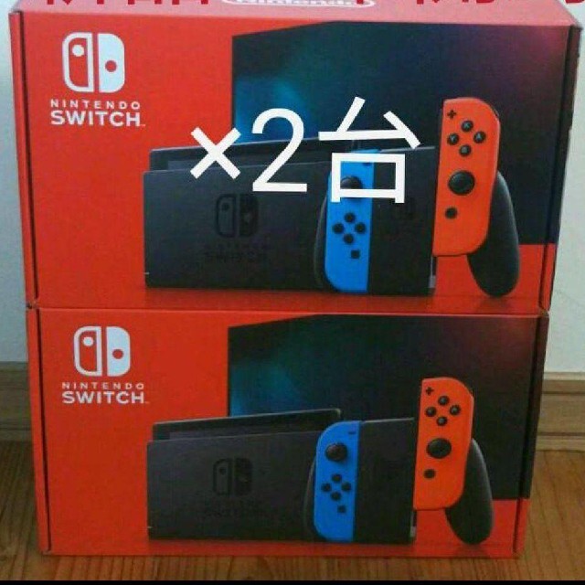 新品、未使用 任天堂Switch ネオンブルー/ネオンレッド