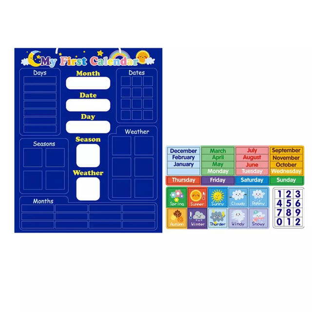 英語カレンダー 英語教材 英語育児 マグネットカレンダー 知育の通販 By Shisupisu S Shop ラクマ
