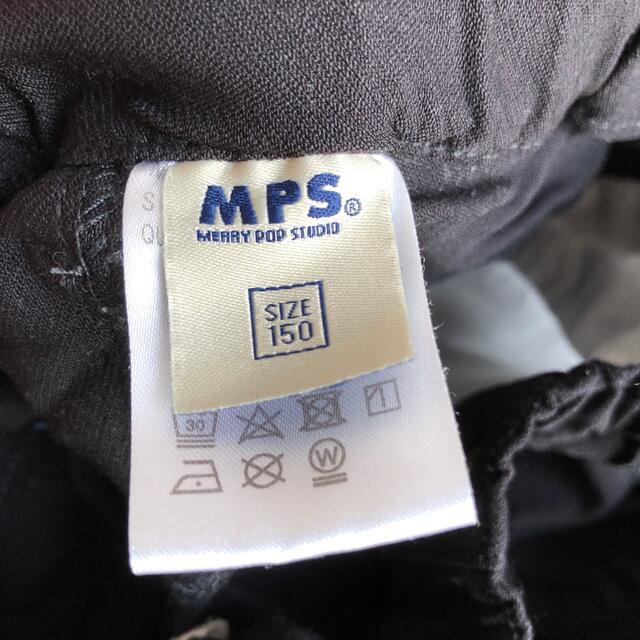 MPS(エムピーエス)のズボン　150 黒　キッズパンツ　ズボン キッズ/ベビー/マタニティのキッズ服男の子用(90cm~)(パンツ/スパッツ)の商品写真