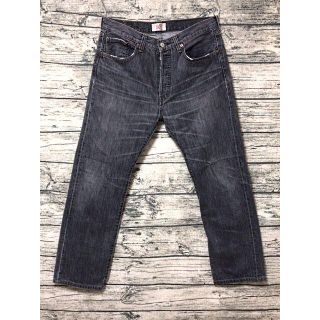 Levi's501レギュラーストレートデニムパンツ★W34約82cm