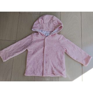 ベビーギャップ(babyGAP)のパーカー　フード　耳付き　リバーシブル GAP　babygap　70cm(カーディガン/ボレロ)