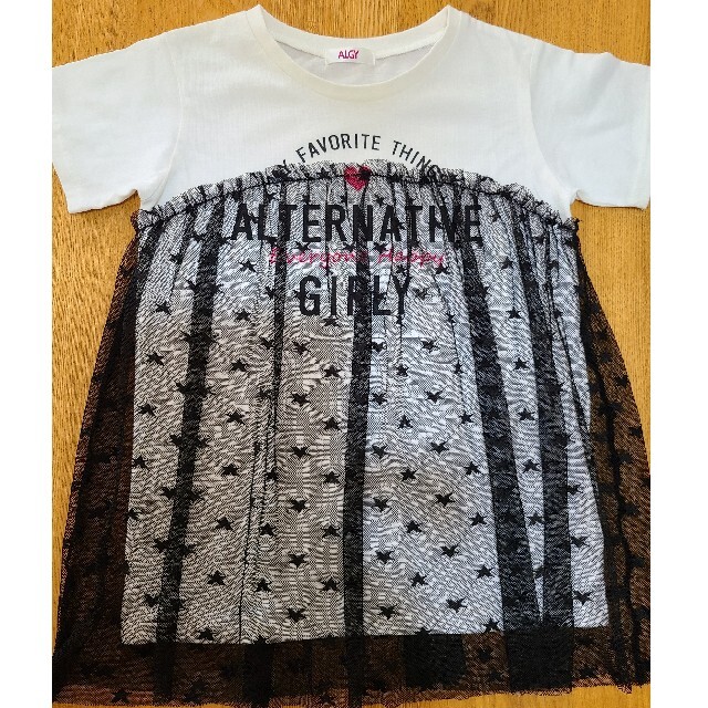 ALGY　半袖Ｔシャツ　140 キッズ/ベビー/マタニティのキッズ服女の子用(90cm~)(Tシャツ/カットソー)の商品写真