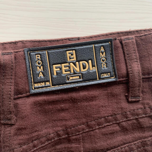 FENDI(フェンディ)の《値下げ》FENDI フェンディ ヴィンテージ ズッカ柄 タイトスカート  レディースのスカート(ミニスカート)の商品写真
