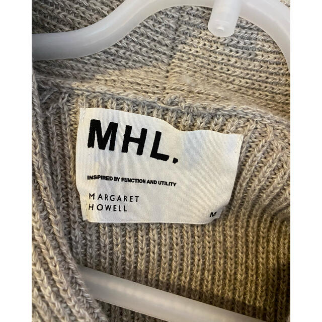 MARGARET HOWELL(マーガレットハウエル)の【美品】MHL マーガレットハウウェル　ショールカラーカーディガン メンズのトップス(カーディガン)の商品写真