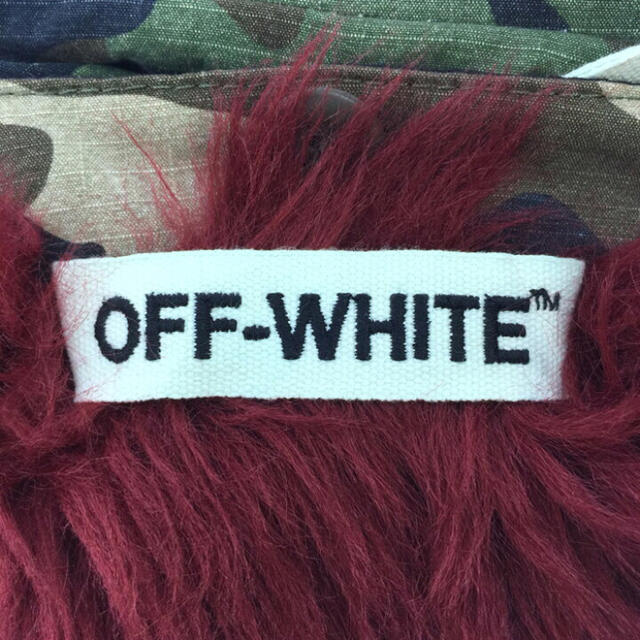 オフホワイト Off White ライナー付き カモフラ ミリタリーモッズコート