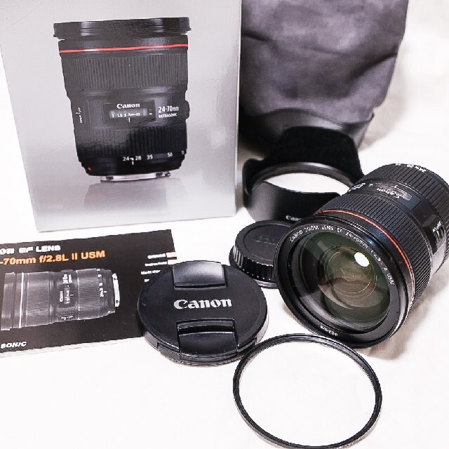 ☆美品 Canon ズームレンズ EF24-70mm F2.8L Ⅱ USM