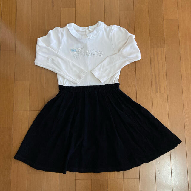 pom ponette(ポンポネット)のポンポネット　ワンピース　135 キッズ/ベビー/マタニティのキッズ服女の子用(90cm~)(ワンピース)の商品写真