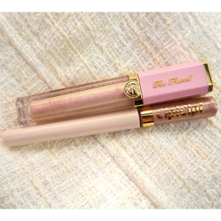 トゥフェイス(Too Faced)のリッチ&ダズリンハイシャインスパークリングリップグロス /シピシピ　アイライナー(リップグロス)