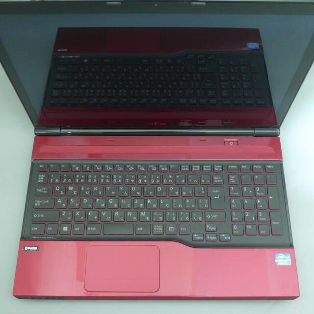 新品高速SSD 中古美品 赤色 ノートpc AH56/K 無線 の通販 by 新品高速SSD 中古美品 赤色 ノートpc AH56/K 無線 の通販 by