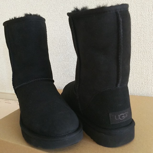 UGG 1016223 ブーツ クラシックショートⅡ  黒 24cm