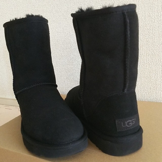 アグ(UGG)のUGG 1016223 ブーツ クラシックショートⅡ  黒 24cm(ブーツ)