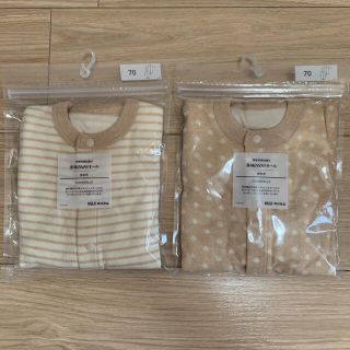 ムジルシリョウヒン(MUJI (無印良品))の無印良品　ロンパース(ロンパース)