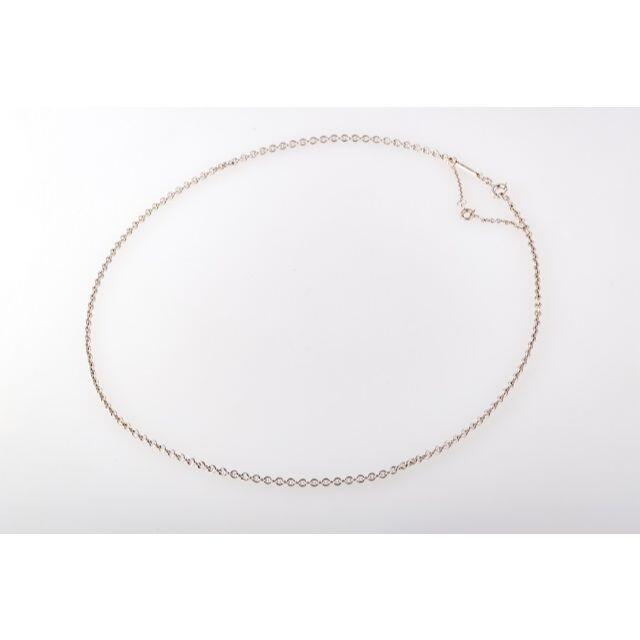 高価値】 Cr - Cr フォルサチェーンネックレス 750WG/ホワイトゴールド