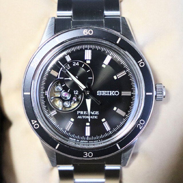 2021年新作　美品【SEIKO】プレザージュ　自動巻き　SARY191　黒