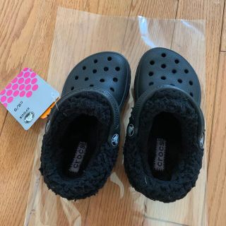 クロックス(crocs)のGoemon様専用　秋冬用　クロックス　黒　新品(スニーカー)