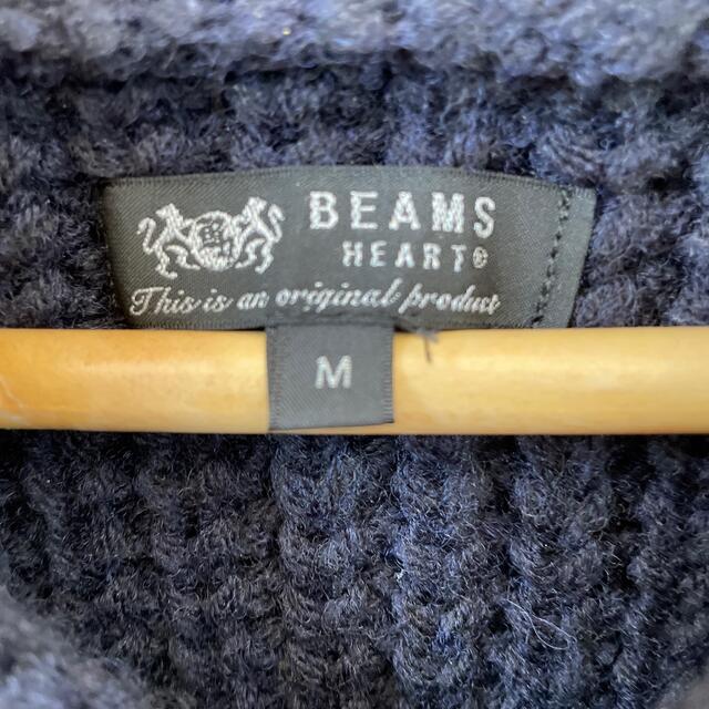 BEAMS(ビームス)のBEMS ビームス　肉厚セーター 紺M メンズのトップス(ニット/セーター)の商品写真