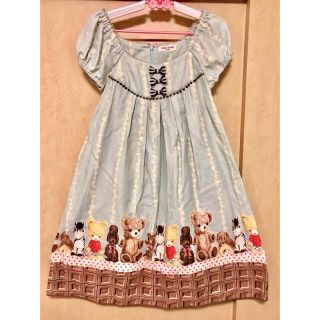 エミリーテンプルキュート ぬいぐるみ ひざ丈ワンピース(レディース)の