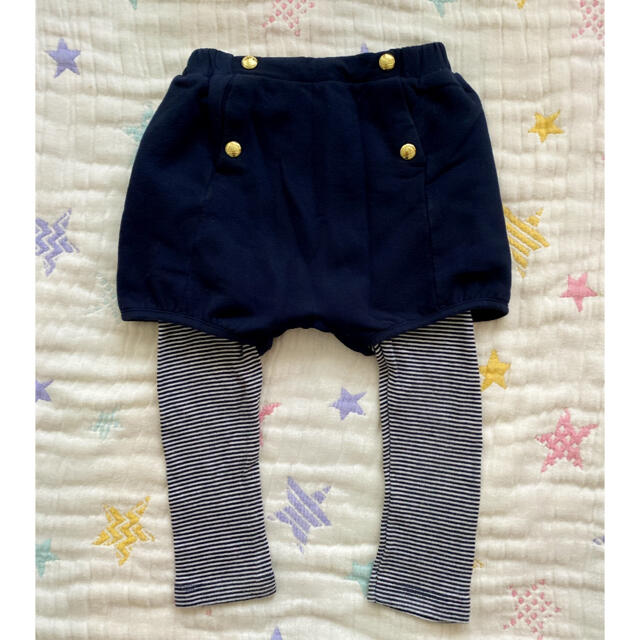 PETIT BATEAU - ♡美品♡プチバトー♡ブルマパンツ付ミラレカルソン