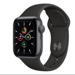アップルウォッチ(Apple Watch)のApple Watch SE GPS スペースグレー アルミニウム 40mm(腕時計(デジタル))