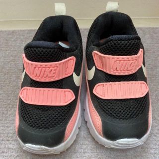 ナイキ(NIKE)のNIKE AIR MAX TINY 90 ブラック/ピンク 12cm(スニーカー)