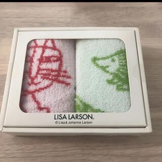 リサラーソン(Lisa Larson)のkey`s様☆箱なし☆新品未使用！LISA LARSON ミニタオル　2枚セット(ハンカチ)