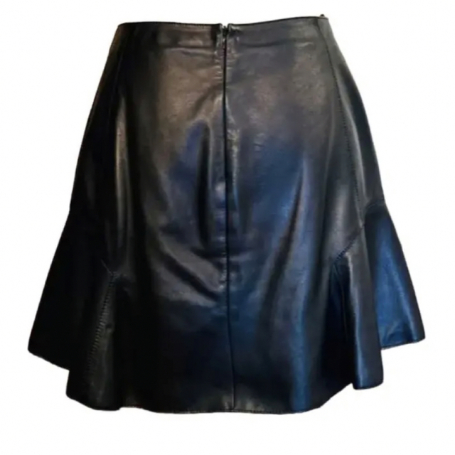 CARVEN - carven レザースカート 黒 38の通販 by F|カルヴェンならラクマ