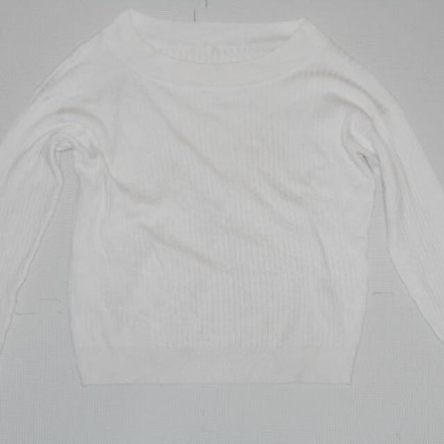 衣類 レディース Lサイズ 長袖セーター 白 G.U. 管理番号204★USED | フリマアプリ ラクマ