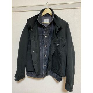 sacai - 【未使用品】Sacai(サカイ) レイヤードデニムジャケットの通販
