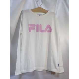 フィラ(FILA)の＜№0902＞(150cm)☆★☆FILA(フィラ)☆長袖Ｔシャツ！白(Tシャツ/カットソー)