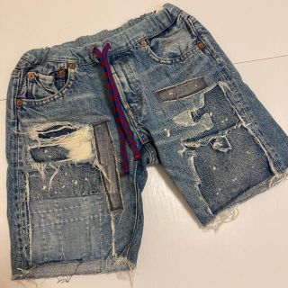 デニムダンガリー(DENIM DUNGAREE)のデニムアンドダンガリー DENIMDUNGAREE 130cm ダメージデニム(パンツ/スパッツ)