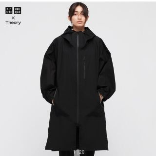 ユニクロ(UNIQLO)の新品未使用 UNIQLO×theoryコラボ ブロックテックコート M(ロングコート)