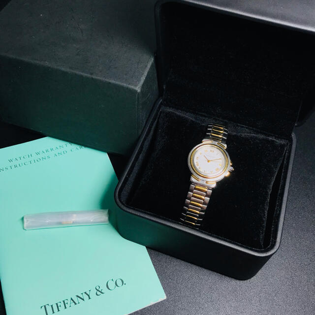 Tiffany & Co. - 【良品 確実正規品】ティファニー 腕時計 18Kコンビ インタリオ 可動品 希少