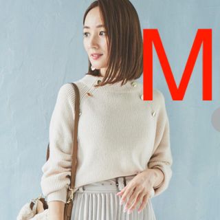 シマムラ(しまむら)の新品 しまむら 星玲奈 ボタン付きニットプルオーバー ニット(ニット/セーター)