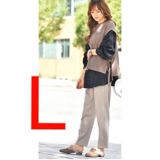 シマムラ(しまむら)の新品 しまむら MUMU ドロストパンツ テーパードパンツ 今季新作完売(カジュアルパンツ)