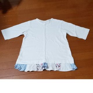 ハートマーケット(Heart Market)のハートマーケット☆5分袖フリルTシャツ(Tシャツ(長袖/七分))