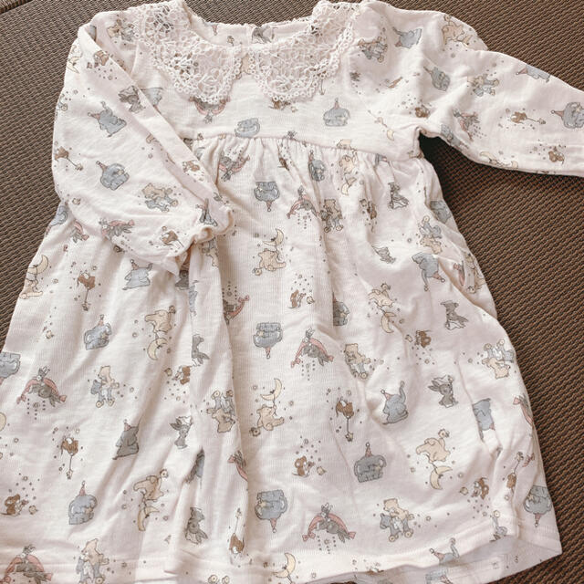 新品オホシサマトオヤスミ ワンピース キッズ/ベビー/マタニティのキッズ服女の子用(90cm~)(ワンピース)の商品写真