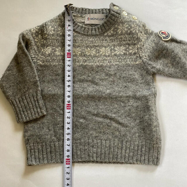 MONCLER(モンクレール)のモンクレール　セーター　60㎝ キッズ/ベビー/マタニティのベビー服(~85cm)(ニット/セーター)の商品写真