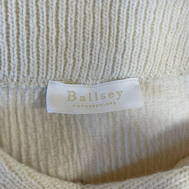 Ballsey(ボールジィ)のボールジィ Ballsey ニット カットソー リブ Vネック シンプル 長袖 レディースのトップス(ニット/セーター)の商品写真