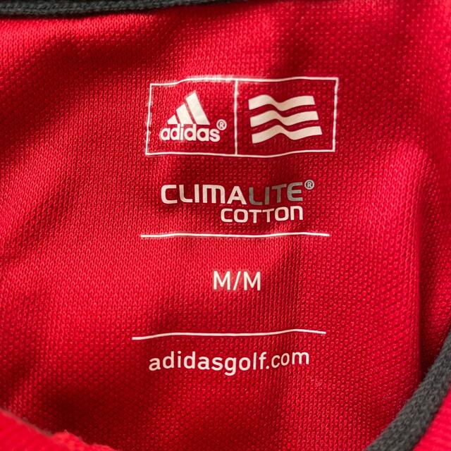 adidas(アディダス)のadidas アディダス　ポロシャツ　Mサイズ スポーツ/アウトドアのゴルフ(ウエア)の商品写真