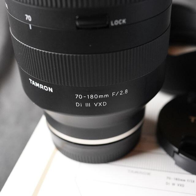 TAMRON 70-180mm F/2.8 Di III VXD ソニー スマホ/家電/カメラのカメラ(レンズ(ズーム))の商品写真