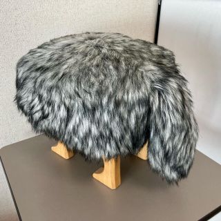 匠工芸 ANIMAL STOOL(アニマルスツール) S ウルフグレーミックスの通販