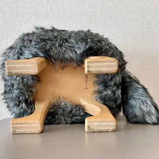 匠工芸 ANIMAL STOOL(アニマルスツール) S ウルフグレーミックス