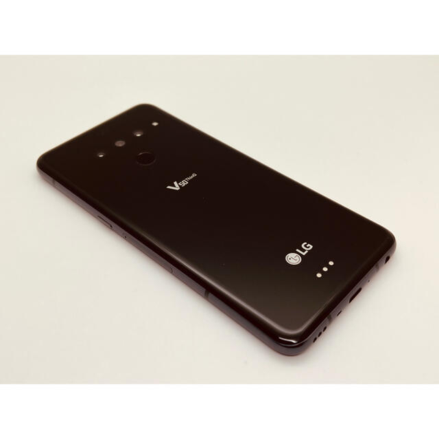 LG Electronics(エルジーエレクトロニクス)の[1309] LG V50 ThinQ 5G 128GB ブラック SIMフリー スマホ/家電/カメラのスマートフォン/携帯電話(スマートフォン本体)の商品写真