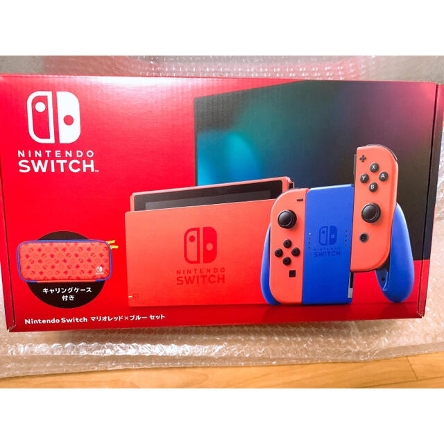 Nintendo Switch マリオ レッド×ブルー セット 新品未開封-