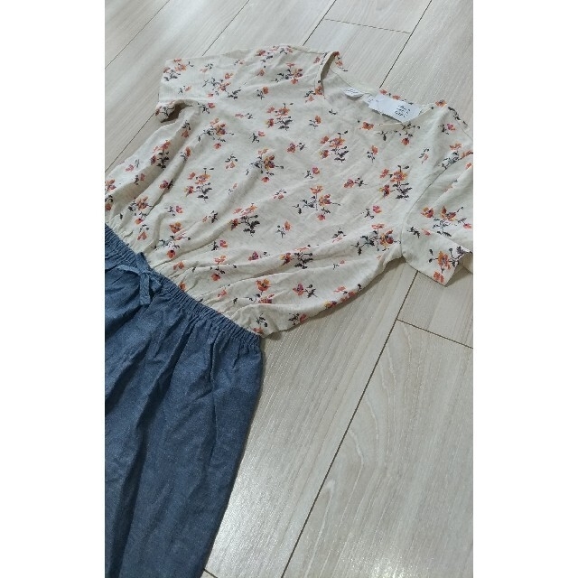 GAP Kids(ギャップキッズ)の新品　GAP　160cm 花柄ワンピース キッズ/ベビー/マタニティのキッズ服女の子用(90cm~)(ワンピース)の商品写真