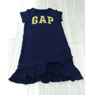 ギャップキッズ(GAP Kids)の新品　GAP 140cm 変身スパンコールグラフィックワンピース(ワンピース)