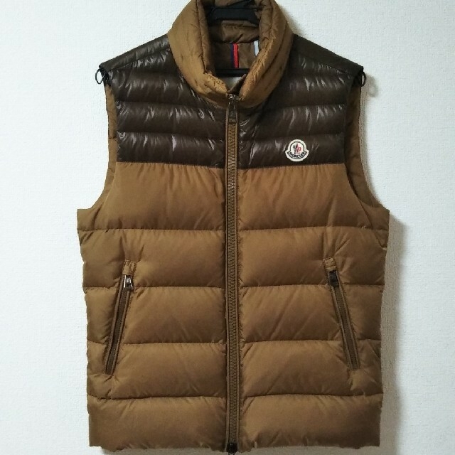 MONCLER(モンクレール)の【希少ブラウン】モンクレールMonclerデュプレスDUPRESサイズ0 メンズのジャケット/アウター(ダウンベスト)の商品写真